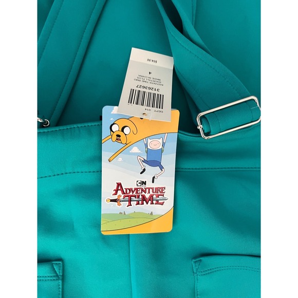 Adventure Time BMO Shortalls Plus Size 4X Hot Topic NWT Snags See Photos - Picture 9 of 9